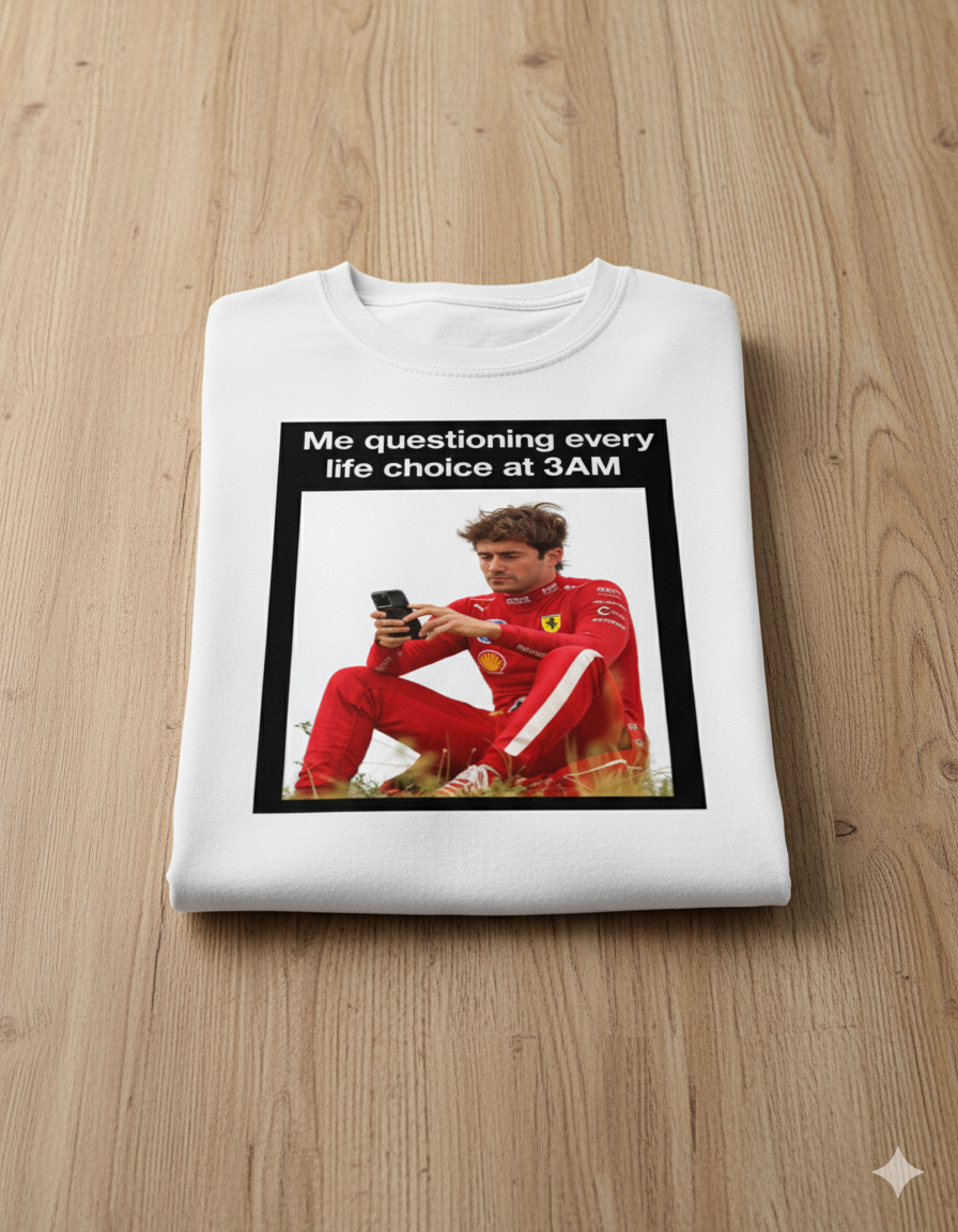 Existential Crisis Tee – Charles Leclerc Edition