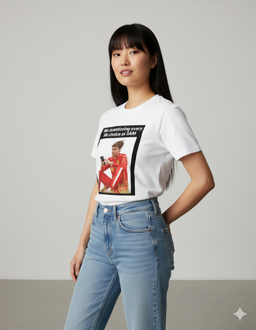 Existential Crisis Tee – Charles Leclerc Edition