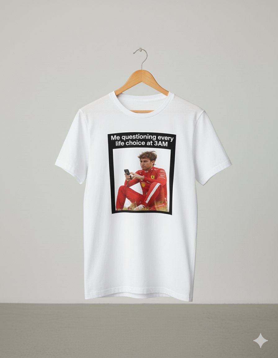 Existential Crisis Tee – Charles Leclerc Edition