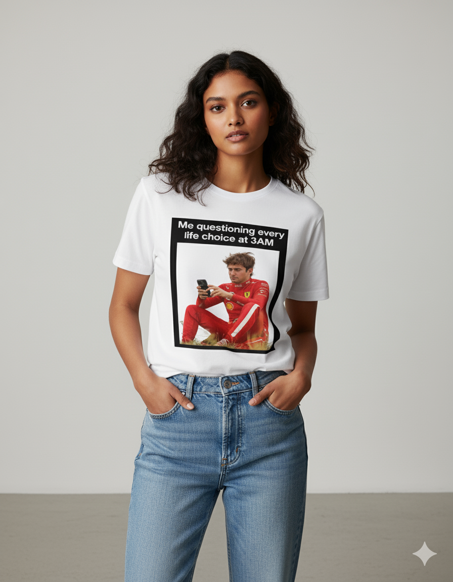 Existential Crisis Tee – Charles Leclerc Edition