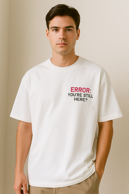 “LIFE’S A SIM” — Heavyweight Terry Oversized Tee [Drop 01: Honestly Useless]